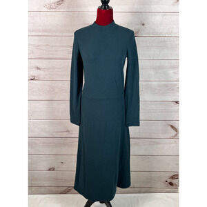 Vince Sweater Dress Midi Long Sleeve Mock Neck